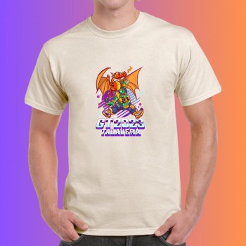 camiseta crema